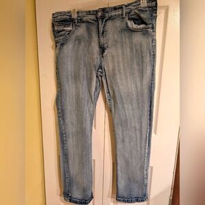 Mens Ecko Unltd. Light Blue Denim Skinny Fit Jeans Size 40